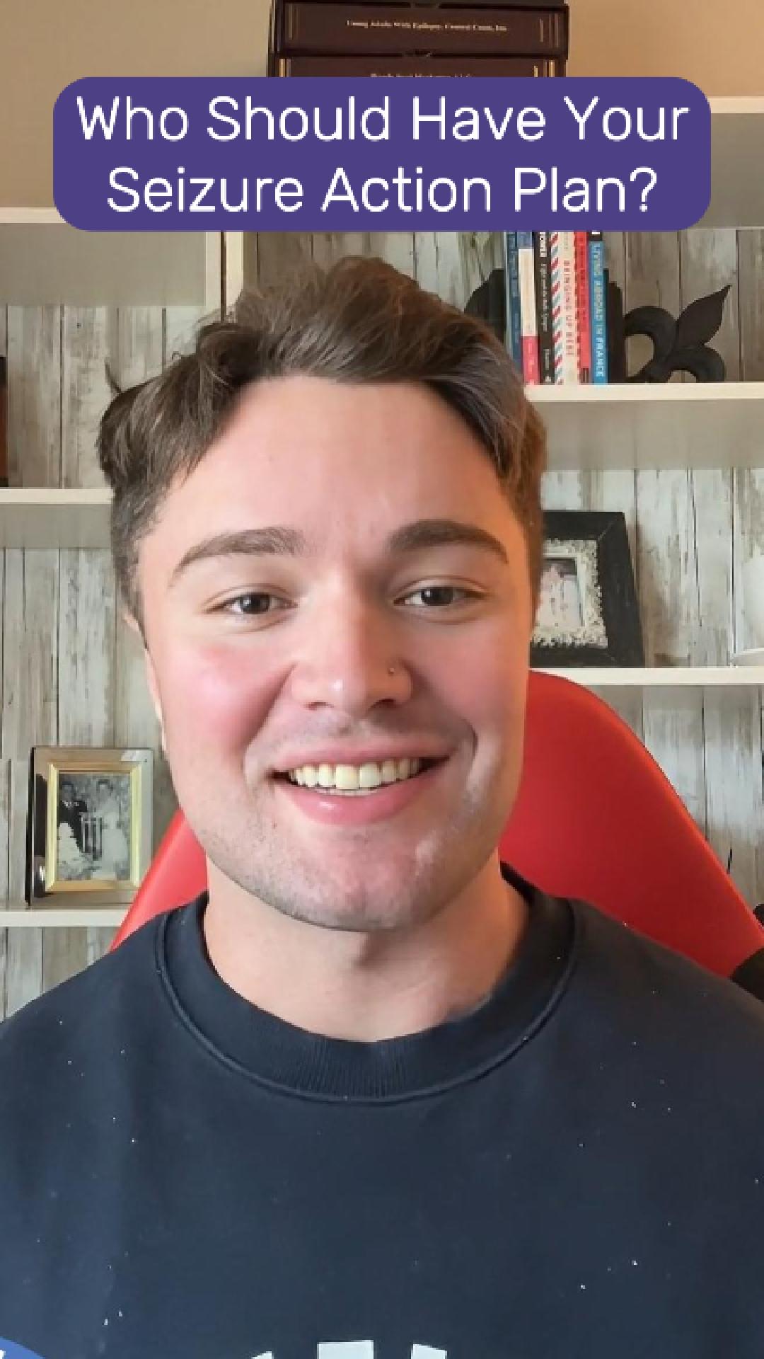 Video cover image for Austin explaining who should have a Seizure Action Plan.