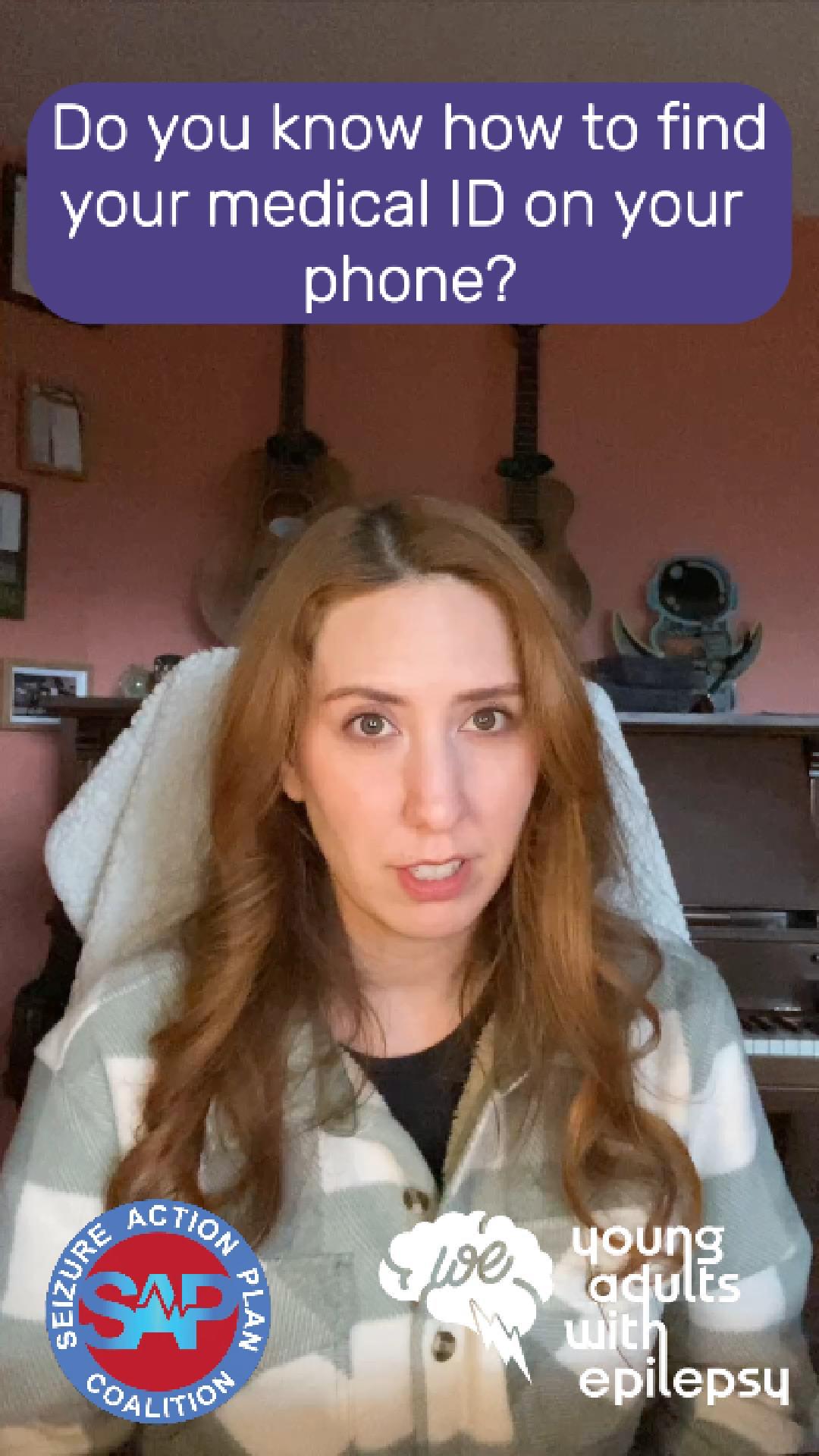 Video cover image explaining how to use Apple Medical ID for seizure preparedness.