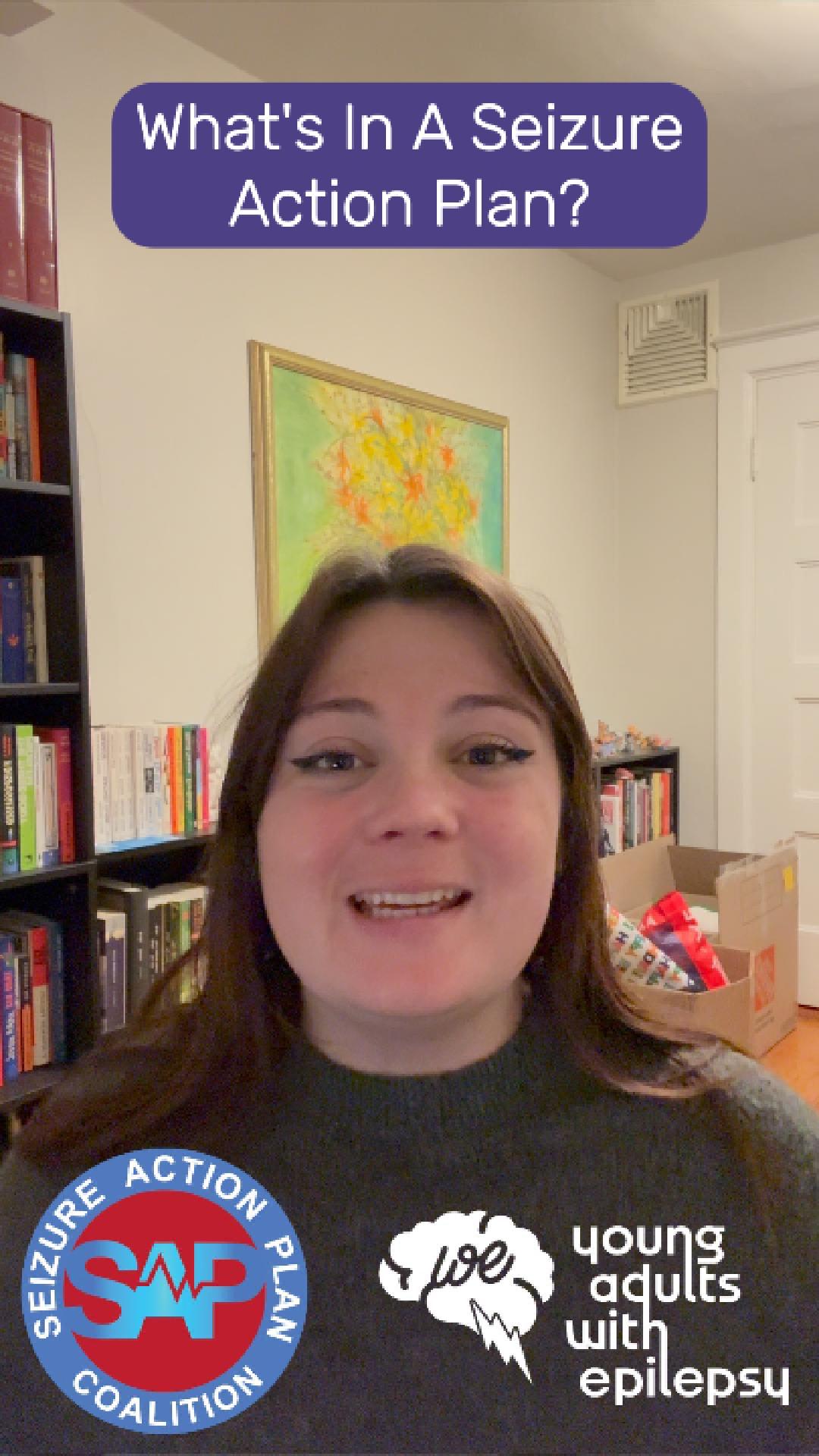 Video cover image for Jordan explaining what is included in a Seizure Action Plan.