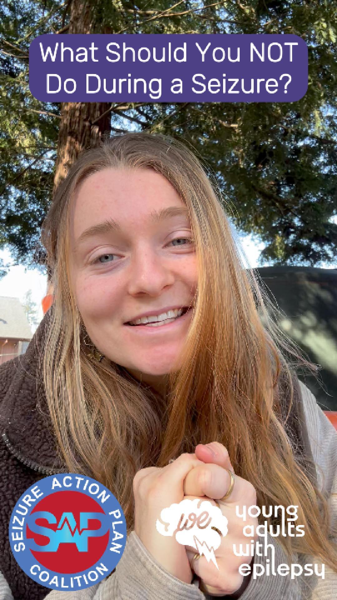 Video cover image for Teresa discussing seizure preparedness on the go.